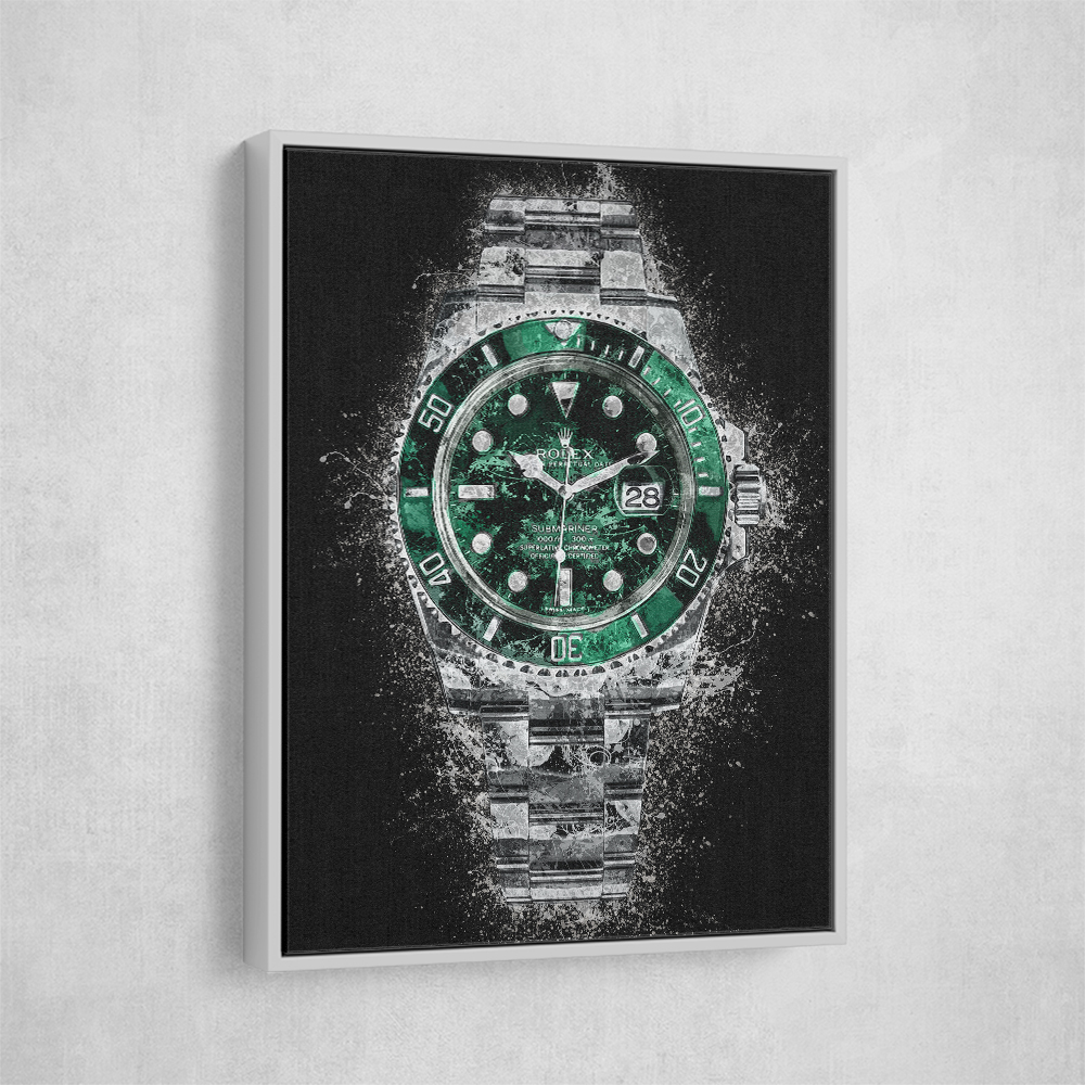 Rolex Hulk Submariner Abstract Wall Art